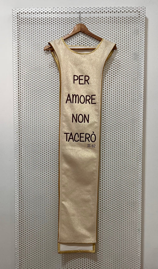 Stolone "per amore non tacerò"